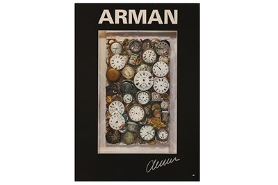 Lot 875 - Arman (French, b.1928) 'Signed Poster' Offset...