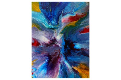 Lot 865 - Ola Rutter  'Jazz'  2019 Original on canvas...