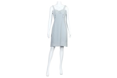 Lot 74 - Valentino Pale Blue Silk Dress - size 8