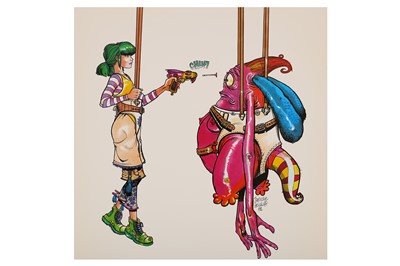 Lot 776 - Jamie Hewlett (b. 1986) '12" Print' 1991...