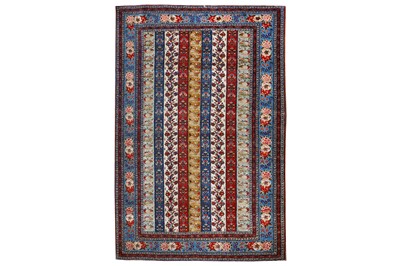 Lot 11 - A VERY FINE PART SILK QUM RUG, CENTRAL PERSIA...