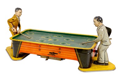 Lot 40 - A VINTAGE 1940's RANGER TINPLATE WIND UP POOL...