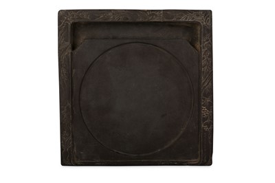 Lot 693 - A CHINESE SQUARE INK STONE.