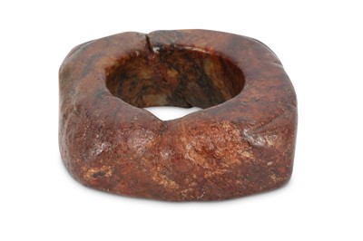 Lot 31 - A CHINESE JADE CONG.