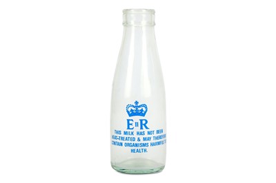 Lot 371 - A 1970's / 1980's GLASS MILK BOTTLE FROM...