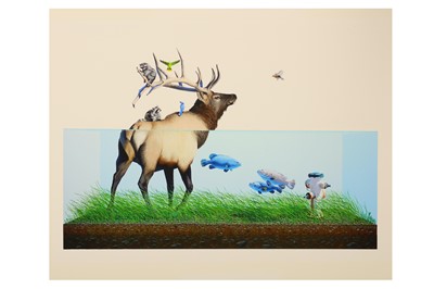 Lot 620 - Josh Keyes (American, b.1969) 'Evacuation'...