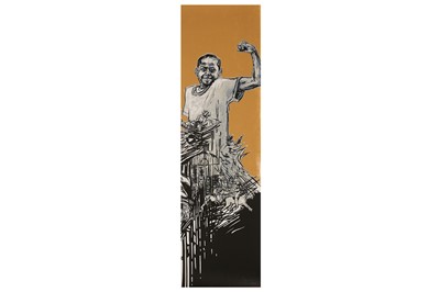 Lot 513 - Swoon (American, b.1977) 'Strong Boy' 2007 6...