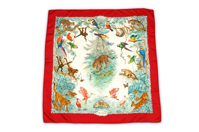 Lot 39 - Hermes 'Equateur' Silk Scarf