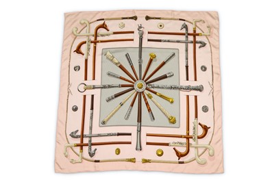 Lot 62 - Hermes 'Cannes & Pommeaux' Silk Scarf