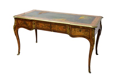 Lot 131 - A 19th Century French marquetry inlaid bureau...