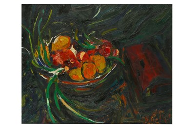 Lot 216 - JUAN ABELLO PRAT (SPANISH, B.1922) Still life...