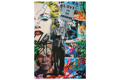 Lot 605 - Mr Brainwash (French, b.1966)  'Einstein' 2012...