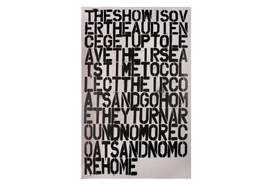 Lot 813 - Christopher Wool x Felix Gonzales (American, b....