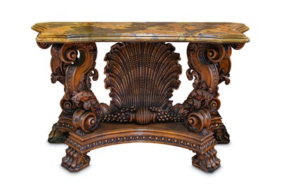 Lot 238 - A LATE 19TH / EARLY 20TH CENTURY CARVED AND...