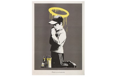 Lot 114 - Banksy (British, b.1974), 'Forgive Us Our Trespassing'