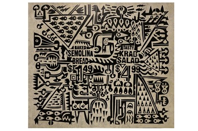 Lot 656 - Bäst (American) 'Krab Salad' 2010 Acrylic on...
