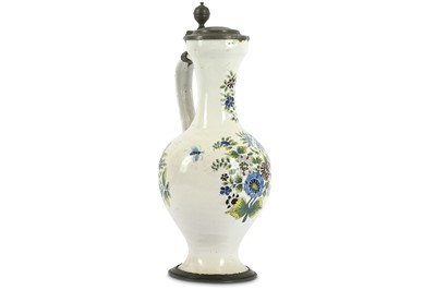 Lot 61 - A German Kunersberg Fayence polychrome...
