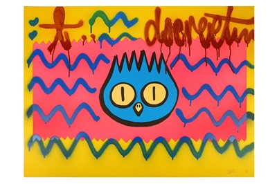 Lot 404 - Dscreet (Australian)  'Untitled' 2018 Spray...