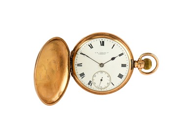 Lot 178 - T.W. LONG & CO. A 9K GOLD FULL HUNTER POCKET...