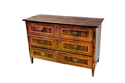 Lot 139 - A late 18th Century Italian marquetry inlaid...