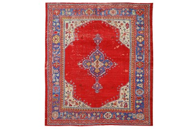 Lot 42 - AN ANTIQUE GHIORDES CARPET, TURKEY approx:...