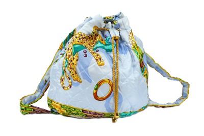 Lot 75 - Must de Cartier Silk Backpack