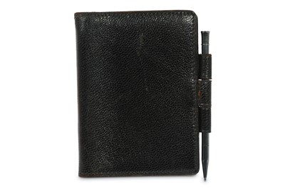 Lot 148 - Hermes Black Veau Grain Lisse Mini Agenda Cover Vision