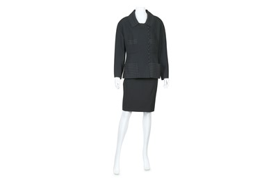 Lot 96 - Chanel Boutique Black Skirt Suit