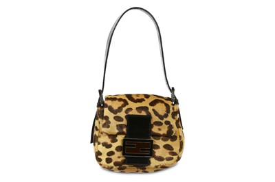 Lot 263 - Fendi Leopard Print Mini Baguette