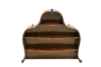 Lot 427 - A George III mahogany Cartonnier, the shaped...