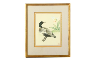 Lot 263 - A pair of Japanese Meiji period watercolour,...