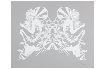 Lot 704 - Swoon (American b.1977) 'Miss Rockaway (White...