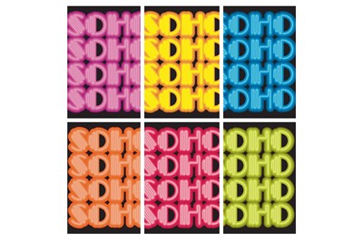 Lot 602 - Ben Eine (British, b.1970) 'SOHO Full Set (6)'...