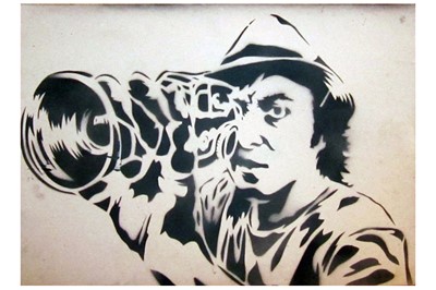 Lot 494 - Mr Brainwash (French, b.1966) 'Self Portrait'...