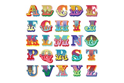 Lot 512 - Ben Eine (British, b.1970) 'Circus Alphabet...