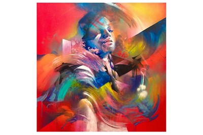 Lot 638 - Hueman (American, b.1985) 'Silent Power' 2018...