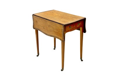 Lot 425 - A George III tulipwood crossbanded satinwood...