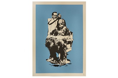 Lot 448 - Eelus (British, b.1979) 'Chewbarber' Blue...