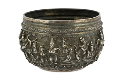Lot 199 - A SMALL BURMESE REPOUSSÉ BOWL (THABEIK)