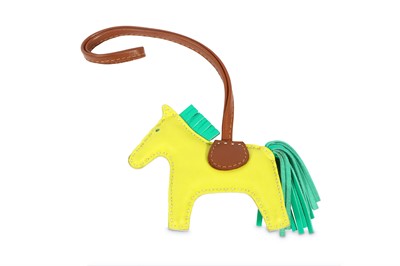 Lot 178 - Hermes Green Rodeo Charm PM