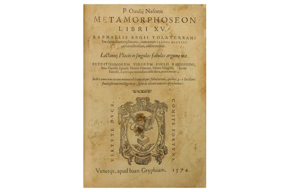 Lot 50 - Ovidius (Publius Naso)