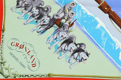 Lot 256 - Hermes 'Gronland' Silk Scarf
