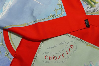 Lot 256 - Hermes 'Gronland' Silk Scarf