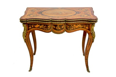 Lot 340 - A 19th Century Italian (Sorrento) rosewood,...