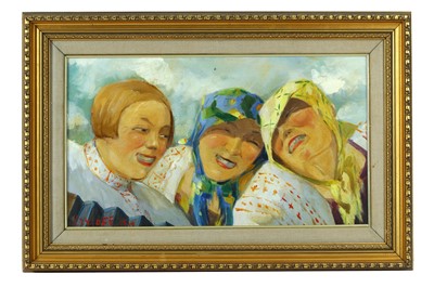 Lot 218 - BORIS KRILOV (RUSSIAN 1891-1977) L'accordéon...