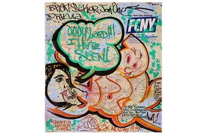 Lot 482 - QUIK (American, b.1963) 'Ooooh Lord' 2012...