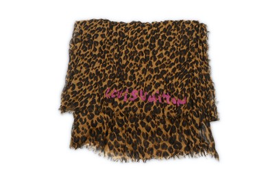 Lot 281 - Stephen Sprouse for Louis Vuitton Leopard Print Stole