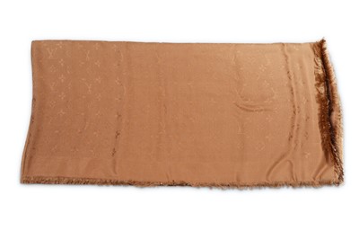 Lot 238 - Louis Vuitton Sunrise Ombre Shine Monogram Shawl