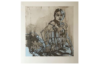 Lot 628 - Swoon (American, b.1977) 'Argentina' 2008 Two...