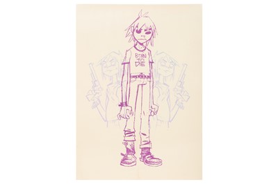 Lot 834 - Jamie Hewlett (British, b.1968) '2D Gorillaz'...
